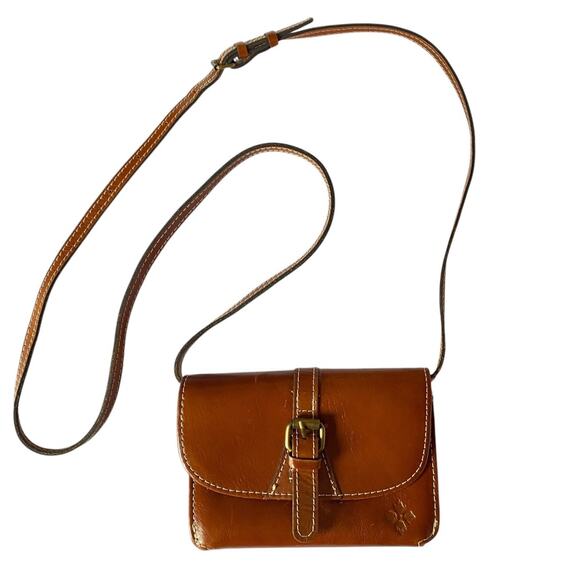 Patricia Nash Torri leather Crossbody / Clutch bag - Picture 1 of 12